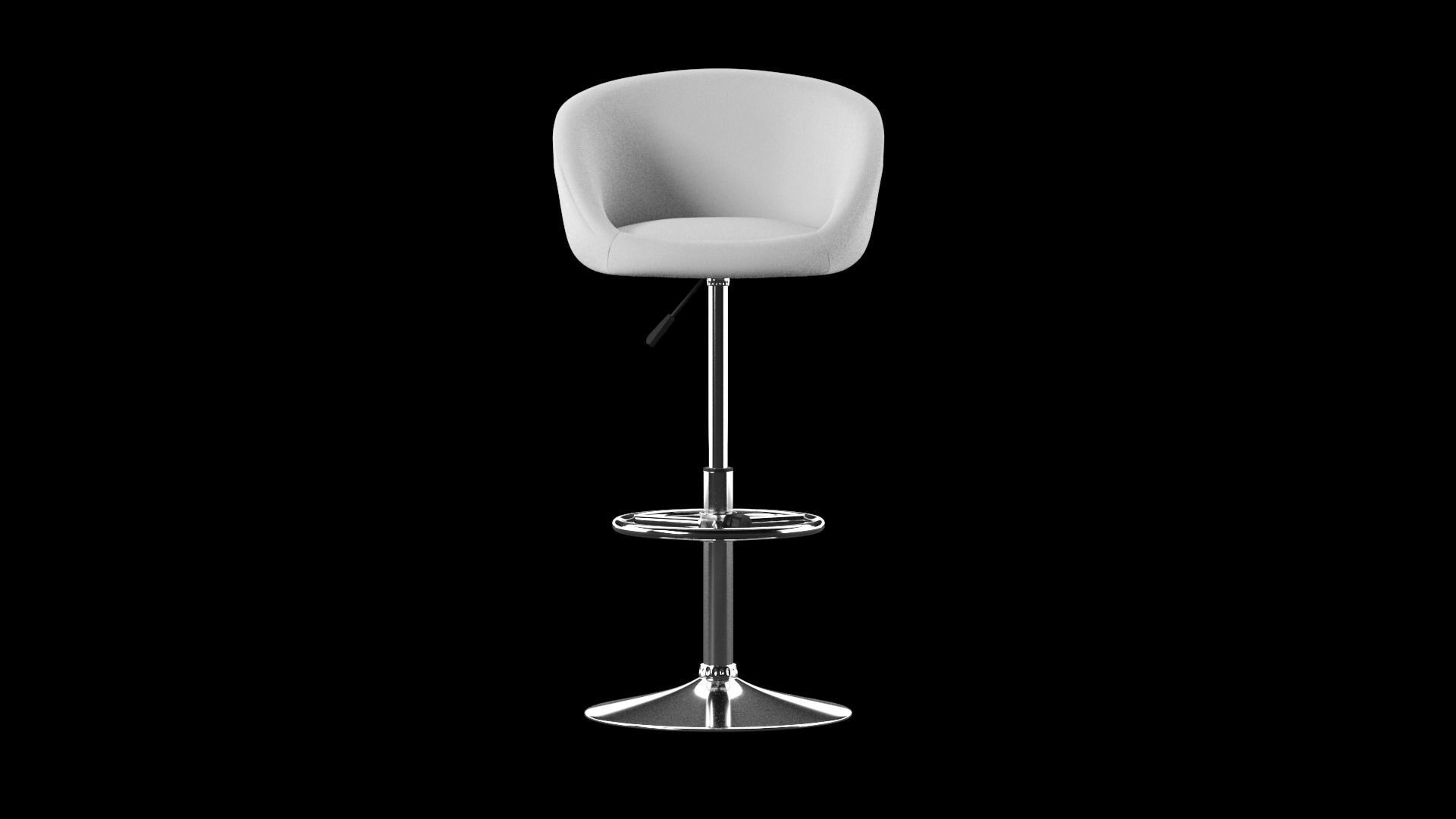 morden chair 3D model_1