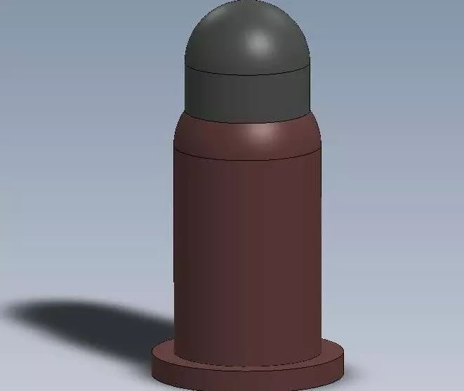 22 Round Free 3D model_0
