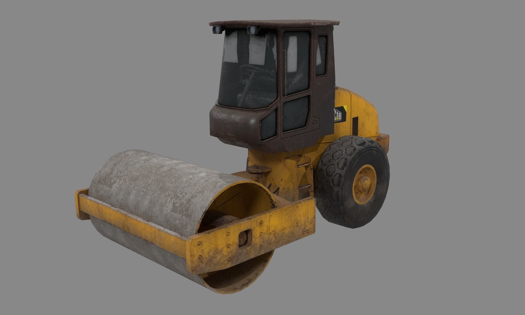 Construction Vehicle pack Low-poly 3D model_26