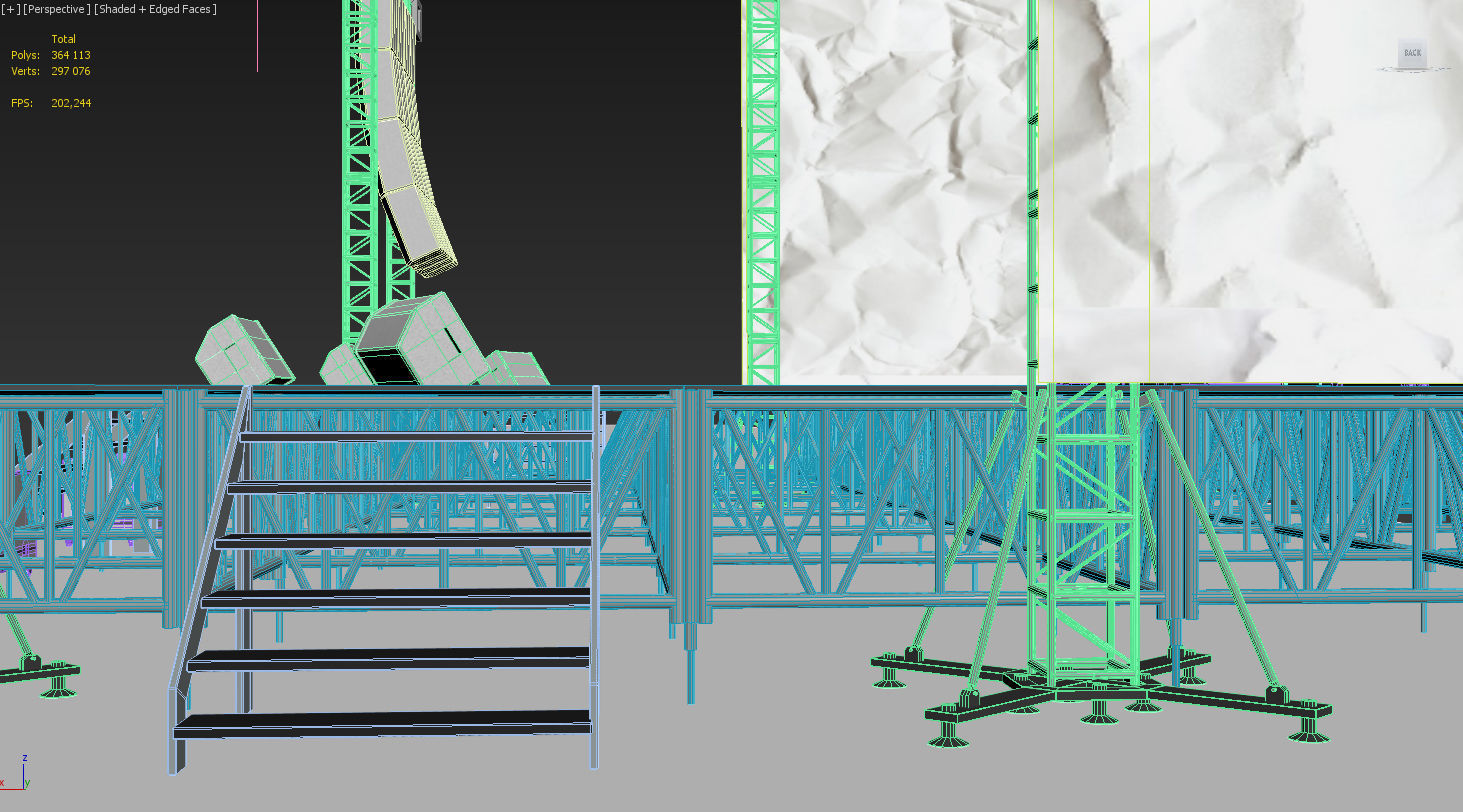 Concert scene 3D model_3