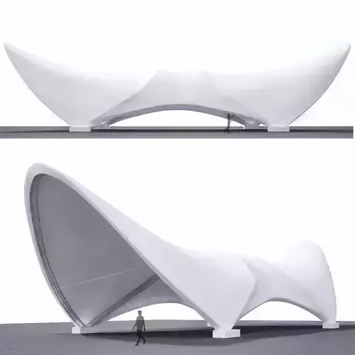 Espace Duo tent 3D model