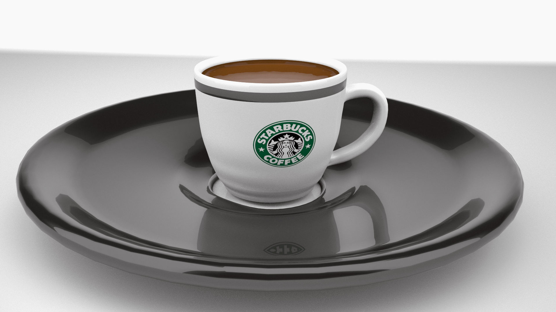 STARBUCKS CAFFE CUP 3D model_1
