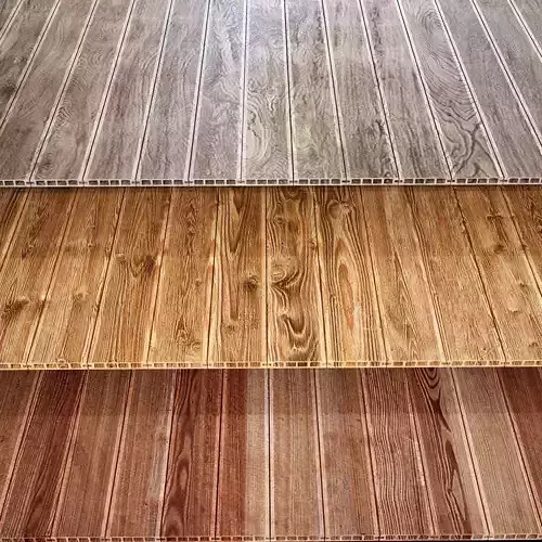 Decking wood planks 3D model
