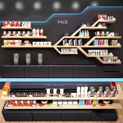 Cosmetics store 3D model