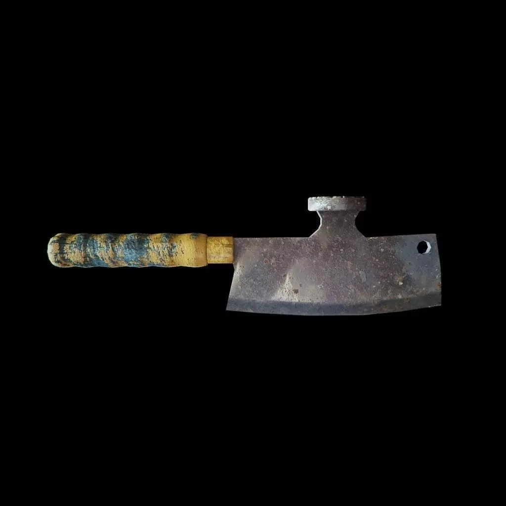 Meat Cleaver Low-poly 3D model