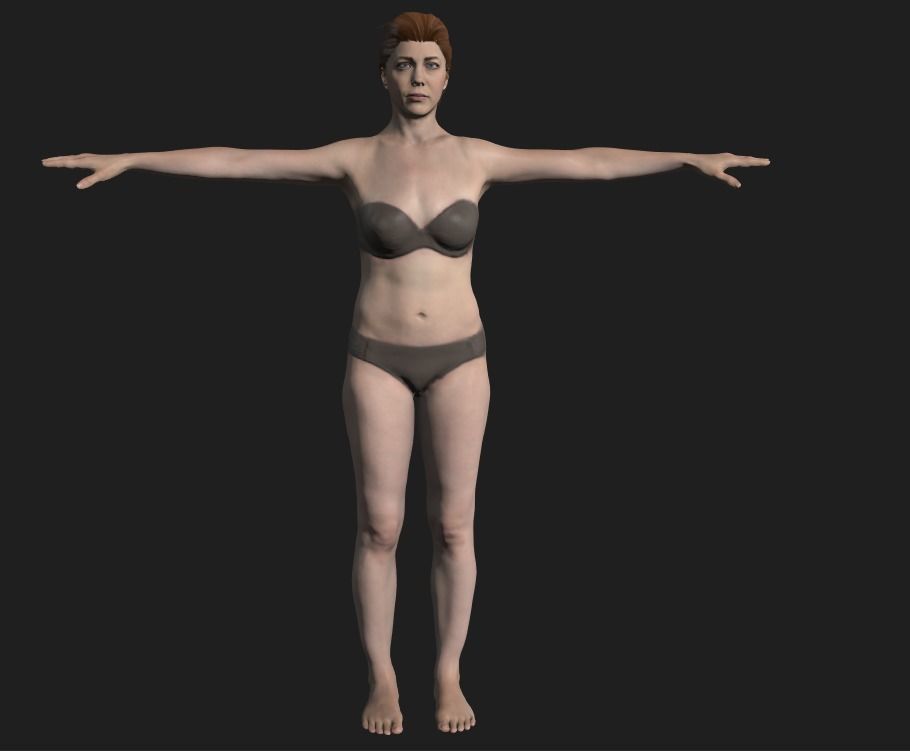 female Drdr  3D model_2