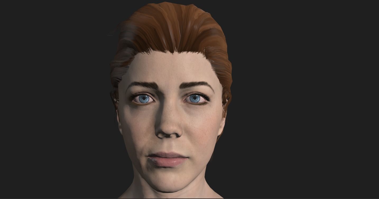 female Drdr  3D model_1