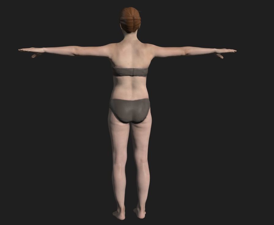 female Drdr  3D model_4