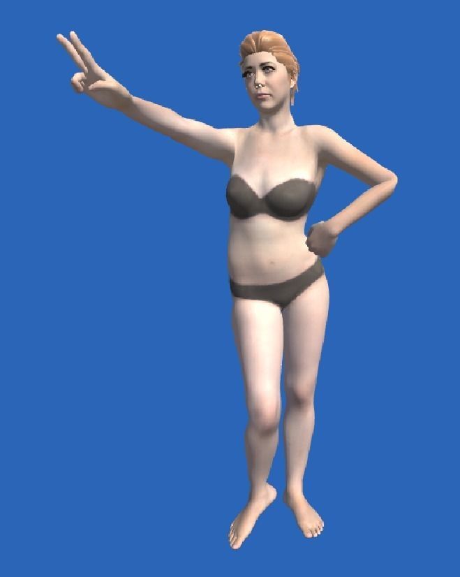 female Drdr  3D model_18