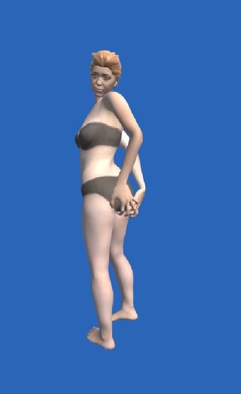 female Drdr  3D model_25
