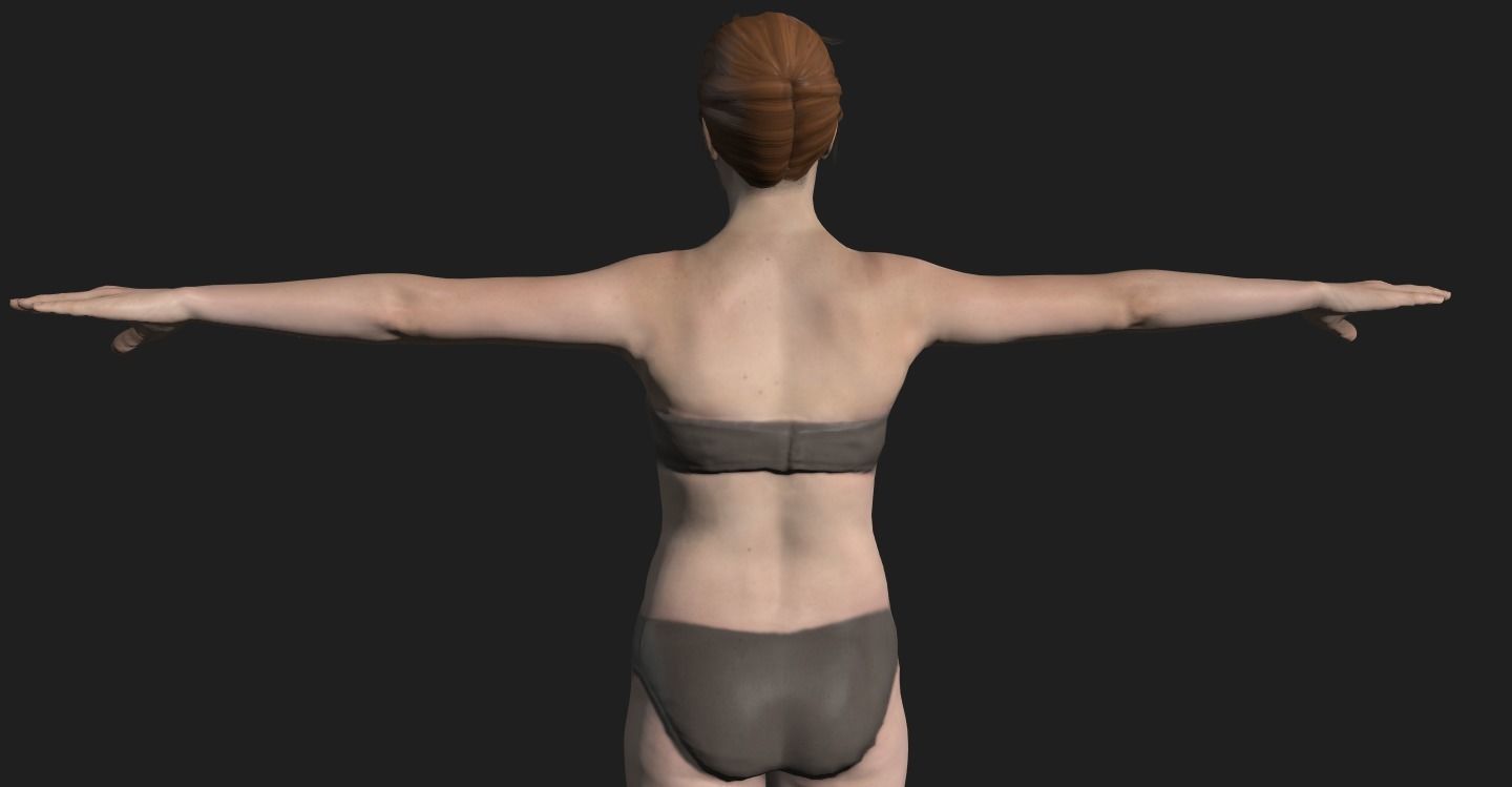 female Drdr  3D model_3