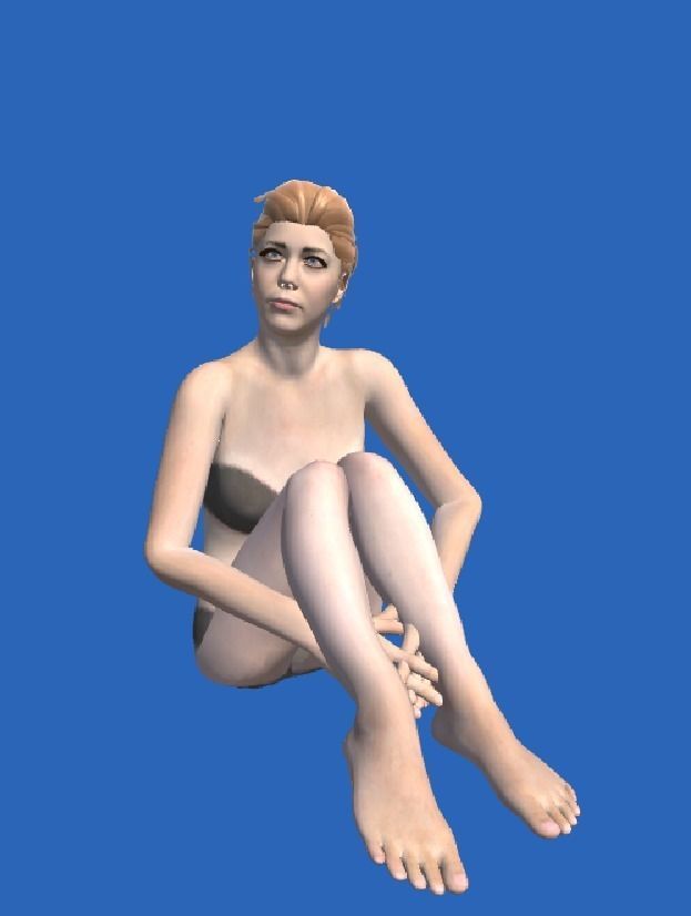 female Drdr  3D model_27