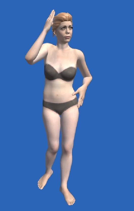 female Drdr  3D model_16