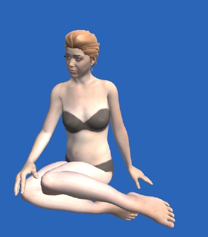 female Drdr  3D model_29