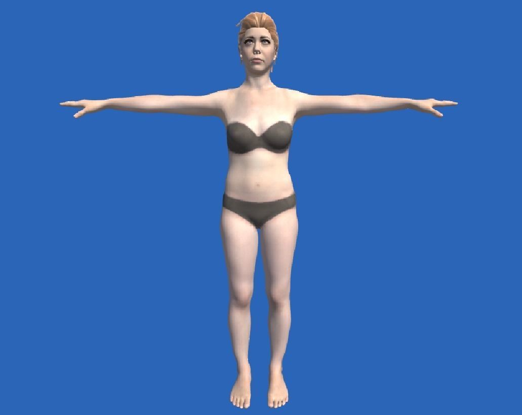 female Drdr  3D model_7