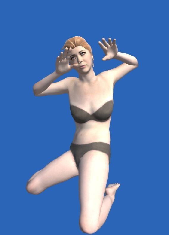 female Drdr  3D model_24
