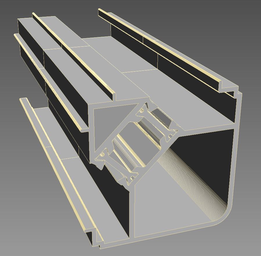 Aluminium profiles 3D model_50