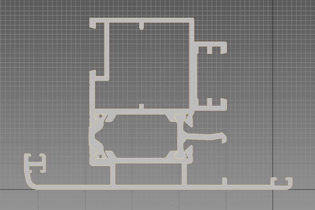 Aluminium profiles 3D model_13