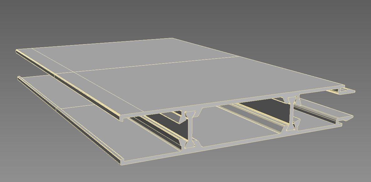 Aluminium profiles 3D model_40