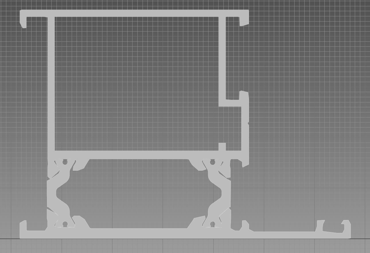 Aluminium profiles 3D model_17