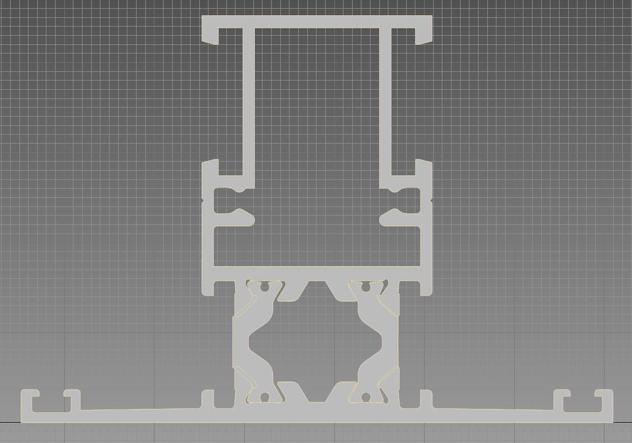 Aluminium profiles 3D model_23