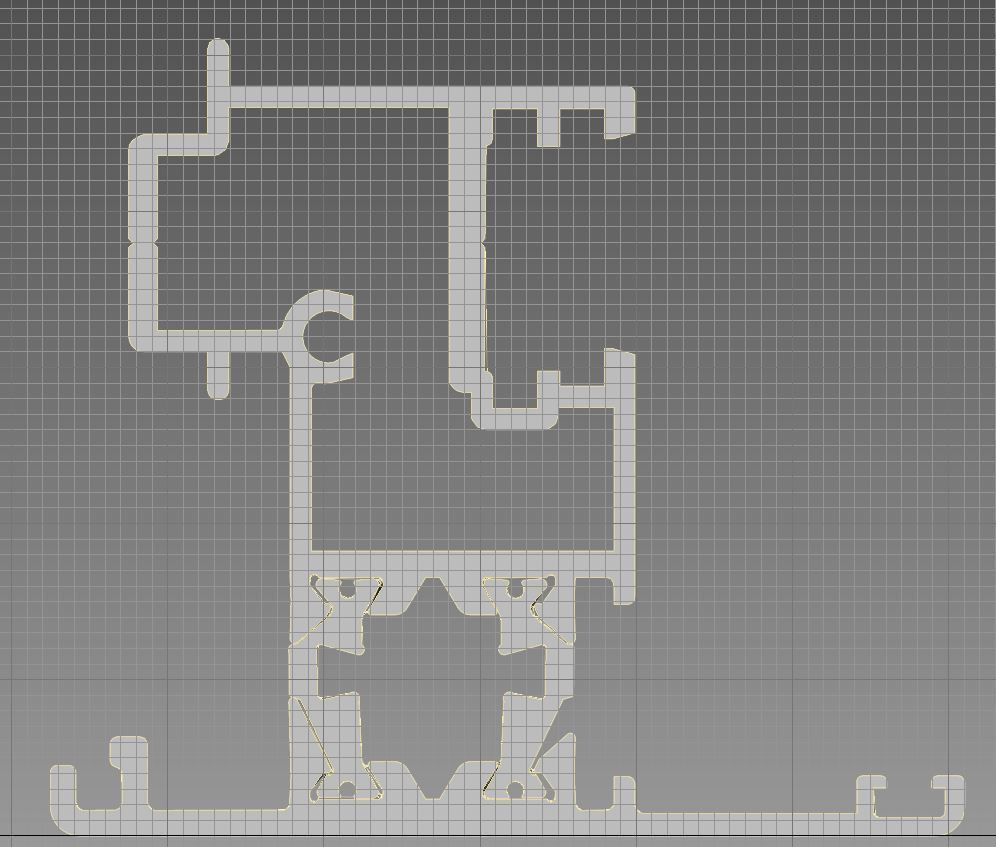 Aluminium profiles 3D model_29