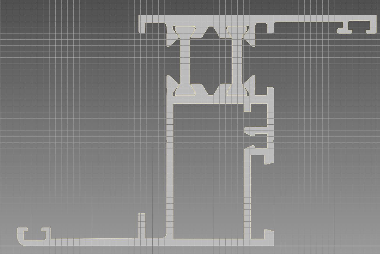 Aluminium profiles 3D model_31