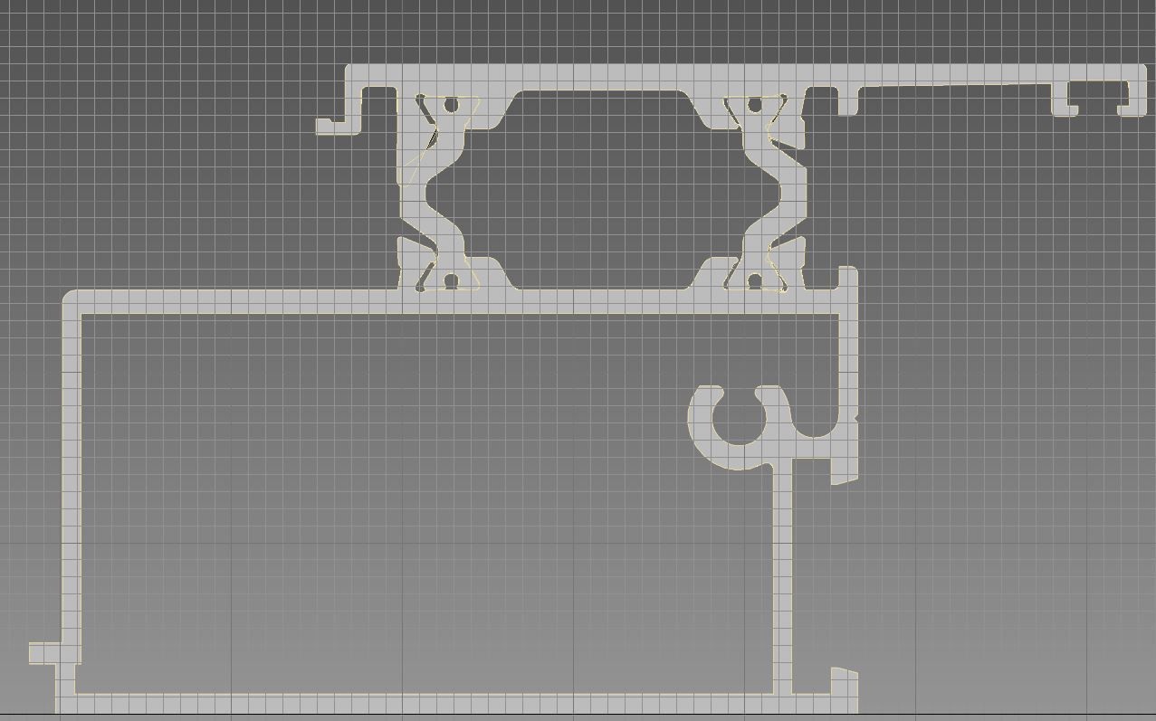 Aluminium profiles 3D model_41