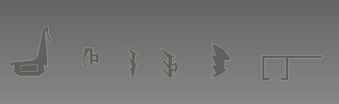 Aluminium profiles 3D model_27