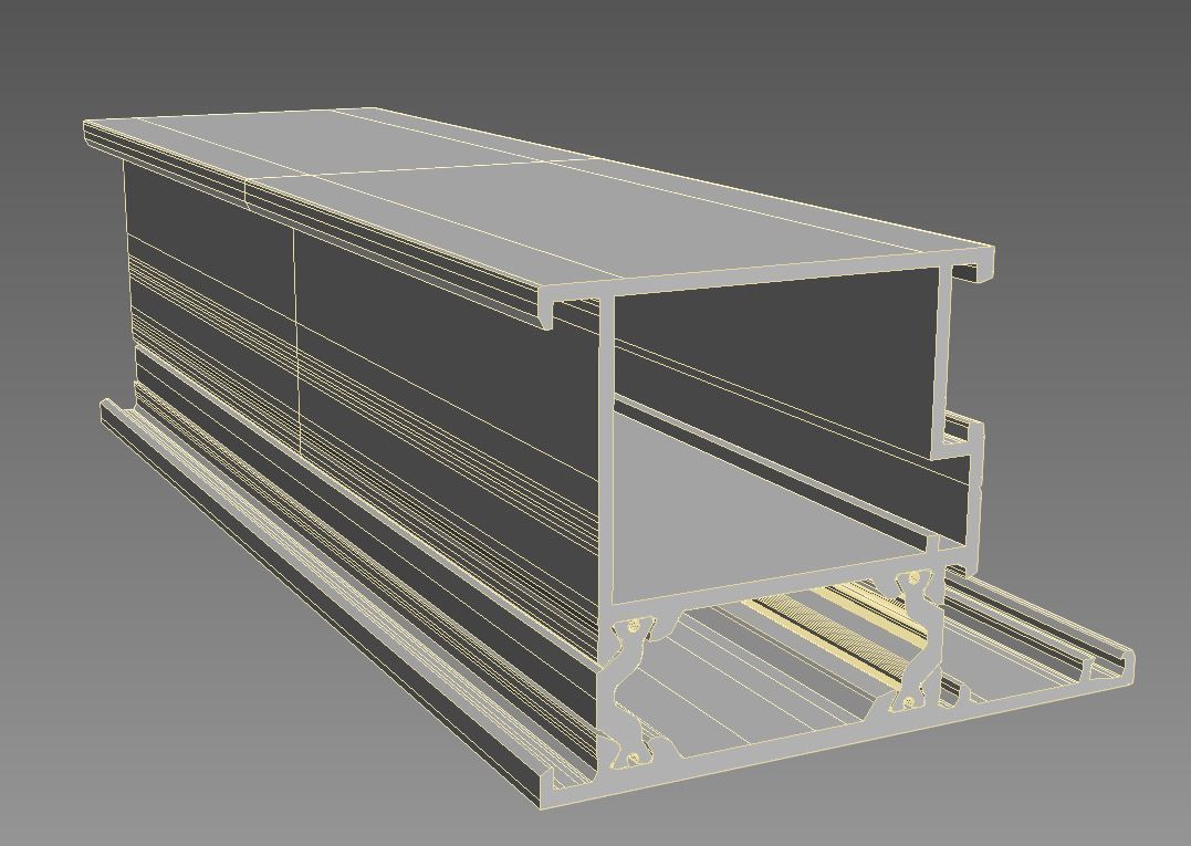 Aluminium profiles 3D model_18