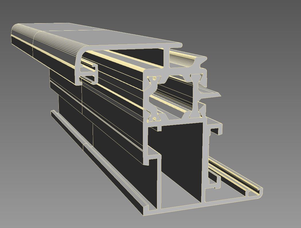 Aluminium profiles 3D model_20