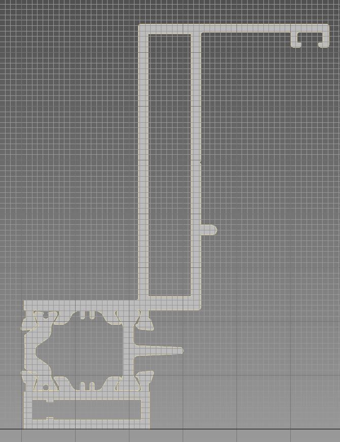 Aluminium profiles 3D model_43