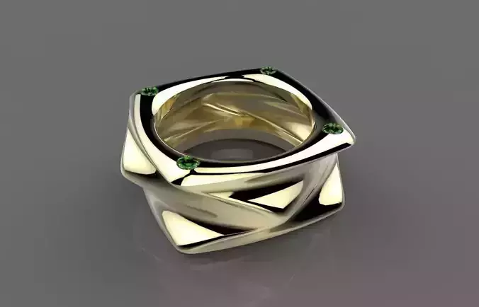 Ring gold 3D print model