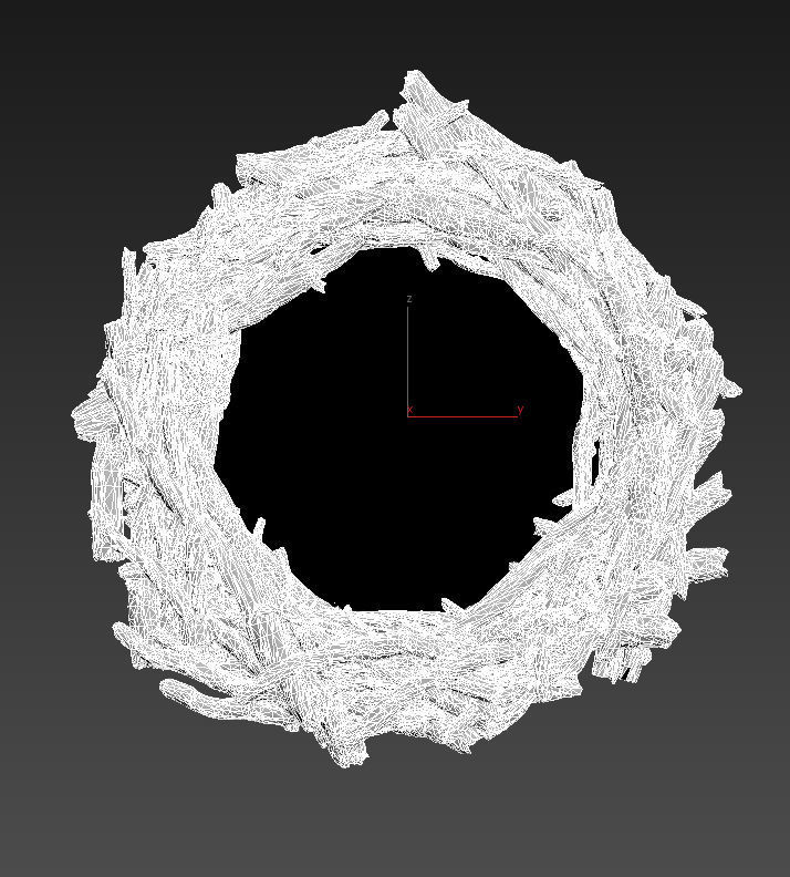 Mirror branch 3D model_1