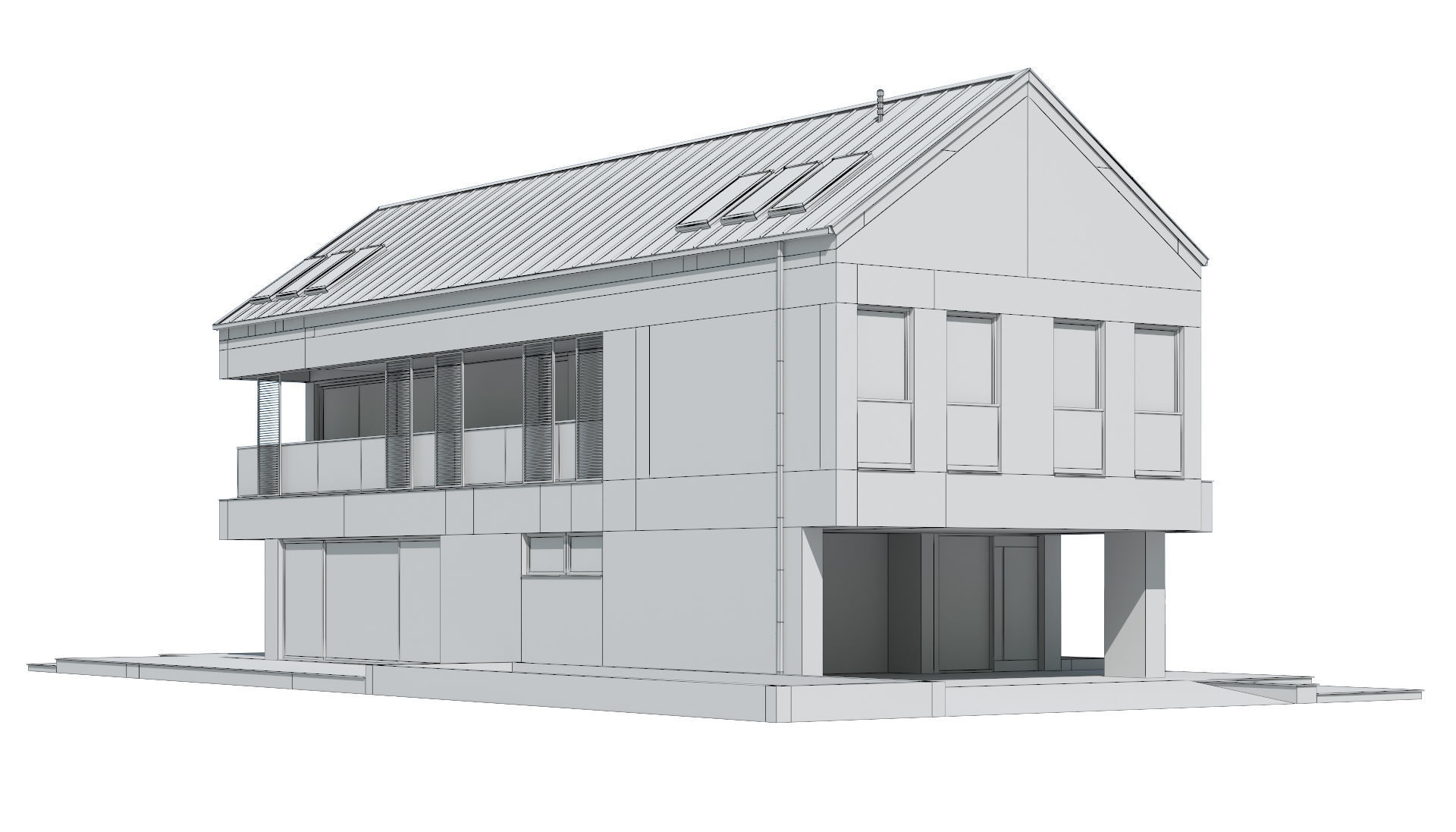 Cottage 031 3D model_4