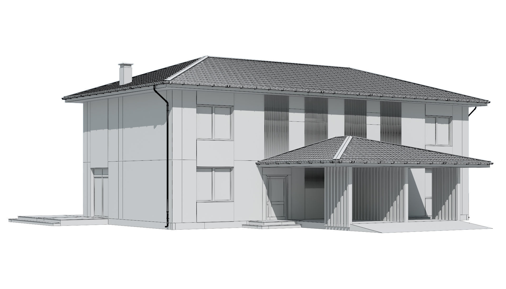 Cottage 030 3D model_4
