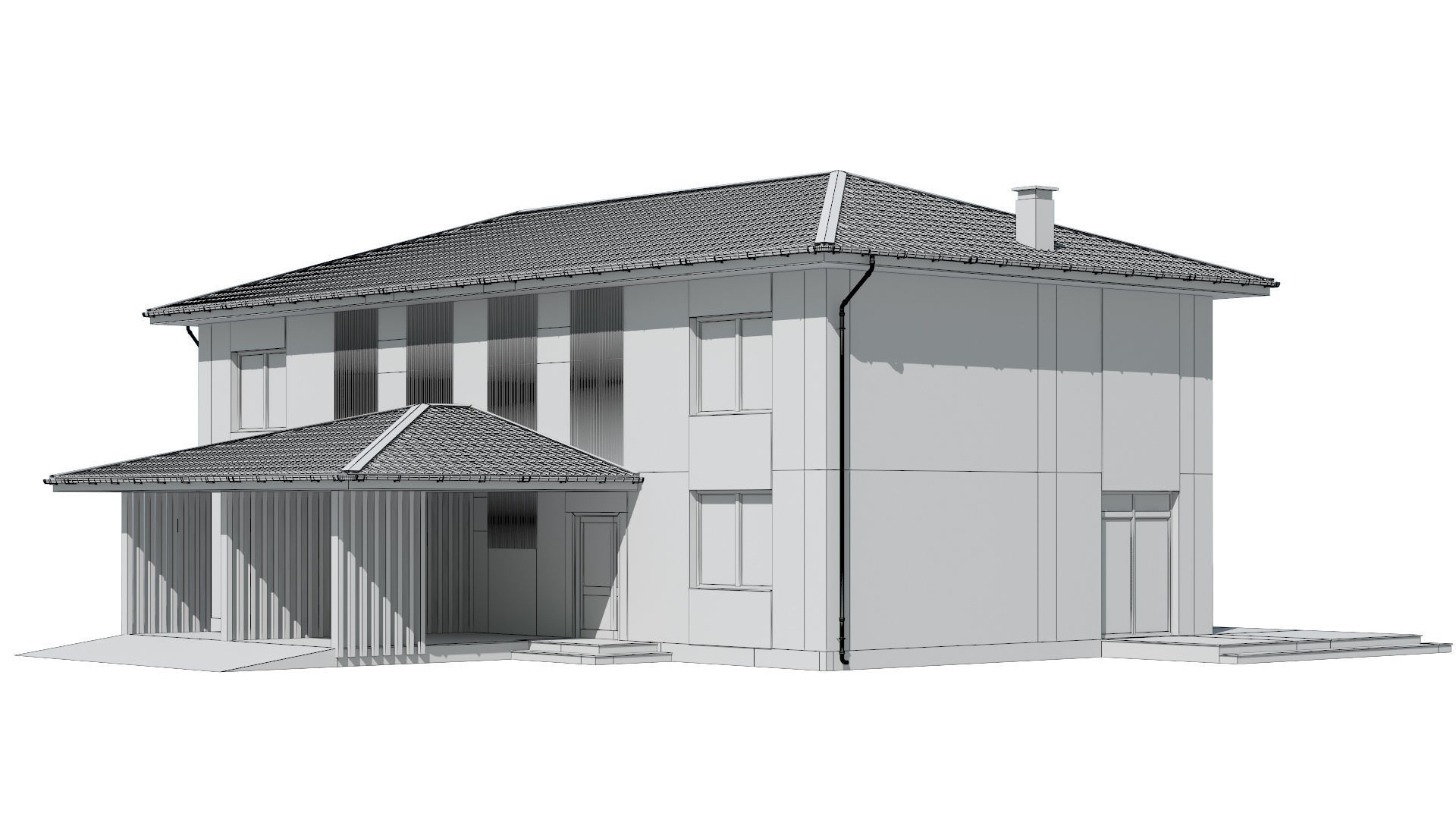 Cottage 030 3D model_5