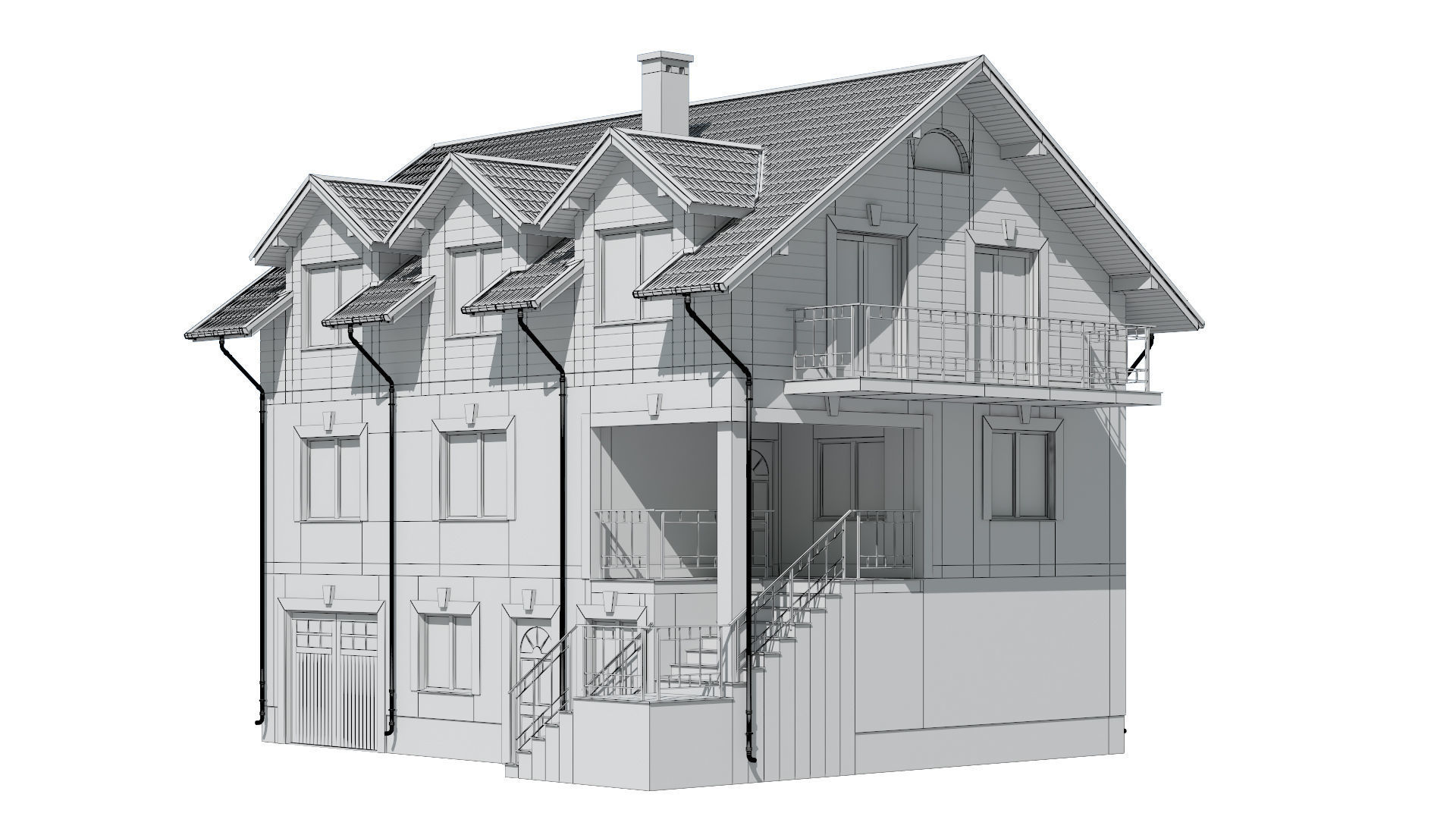 Cottage 025 3D model_5