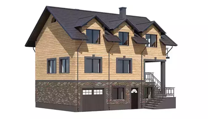 Cottage 025 3D model