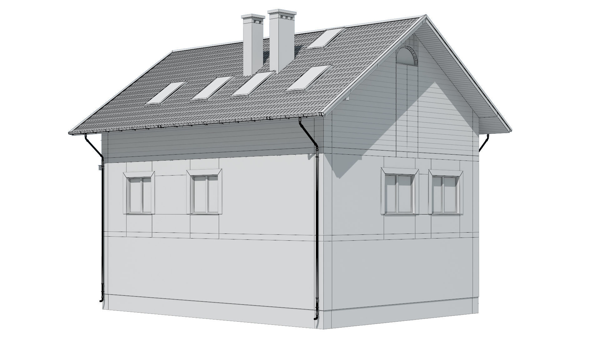 Cottage 025 3D model_7
