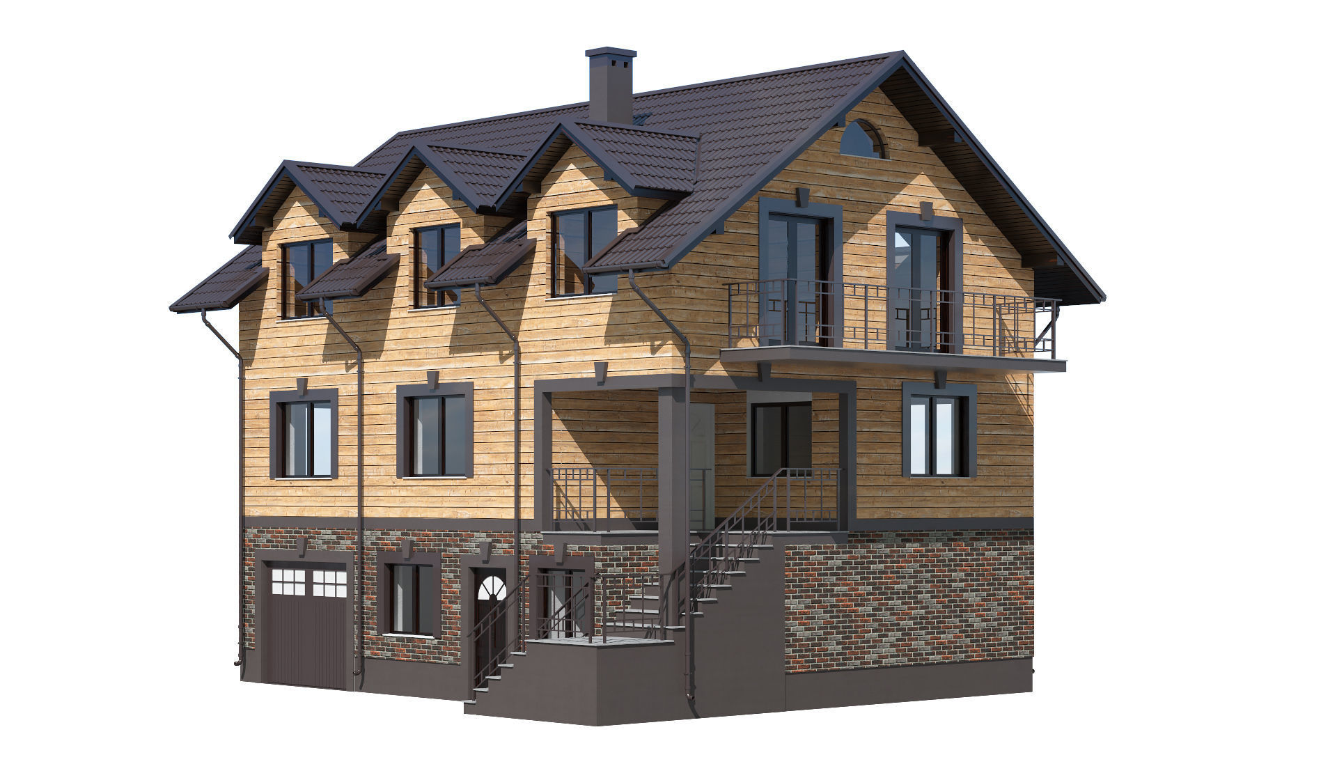 Cottage 025 3D model_1