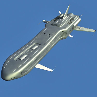 SciFi SpaceShips 3D Models 3D Model Collection_4