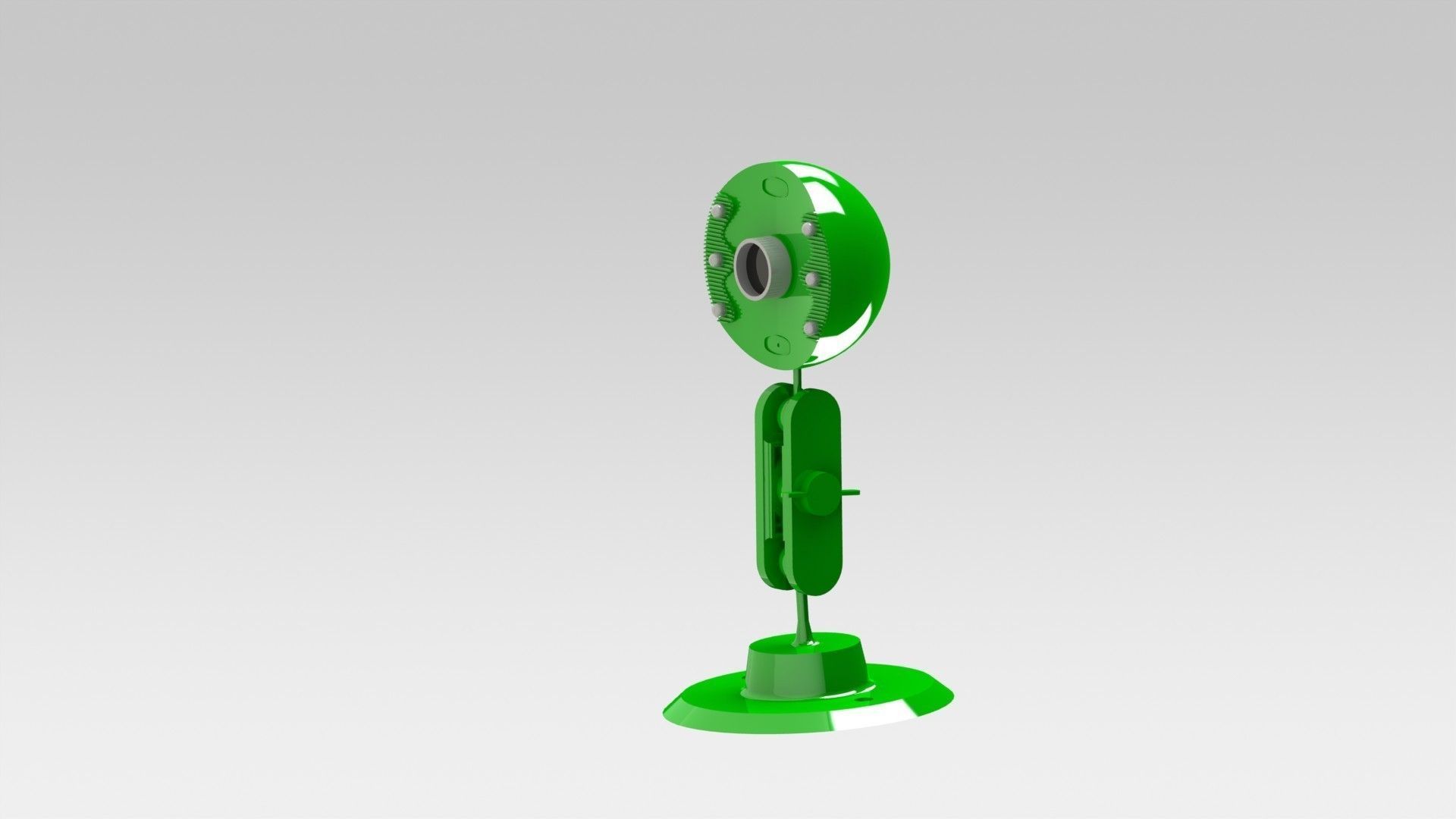 Web Cam  3D model_4