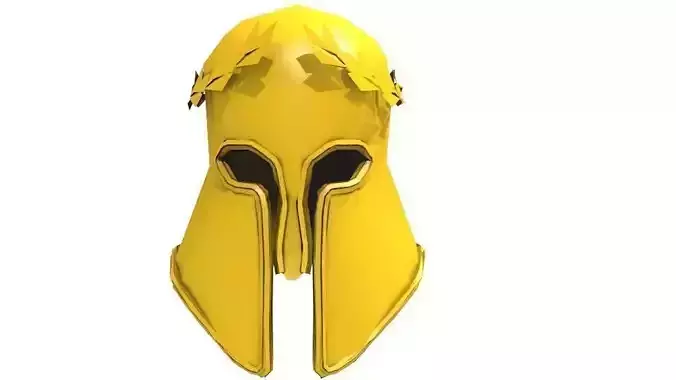 THE GOLD HELMET OF ATHENS Low-poly 3D model