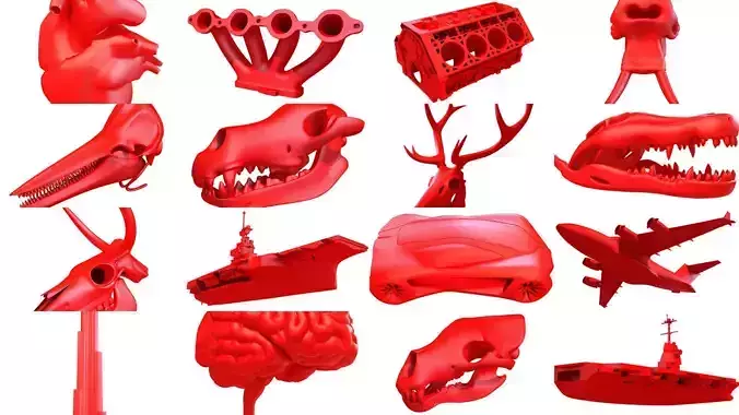 16 Printable 3D Models Collection 