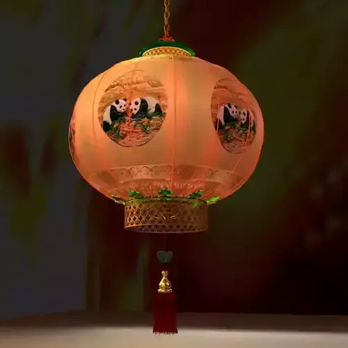 Chinese red lantern
