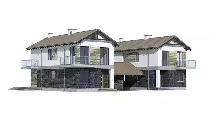 Cottage 043 3D model