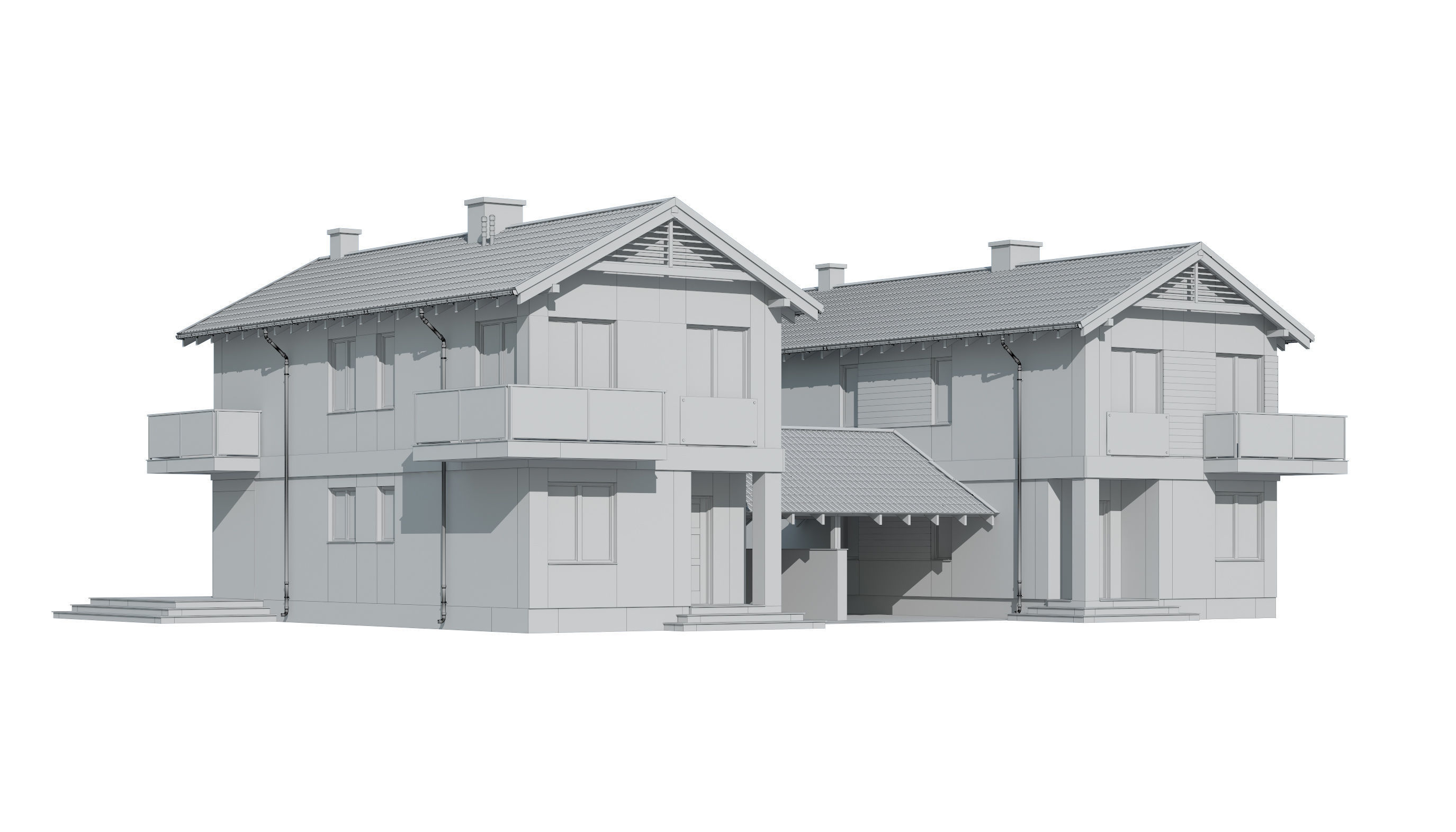 Cottage 043 3D model_4