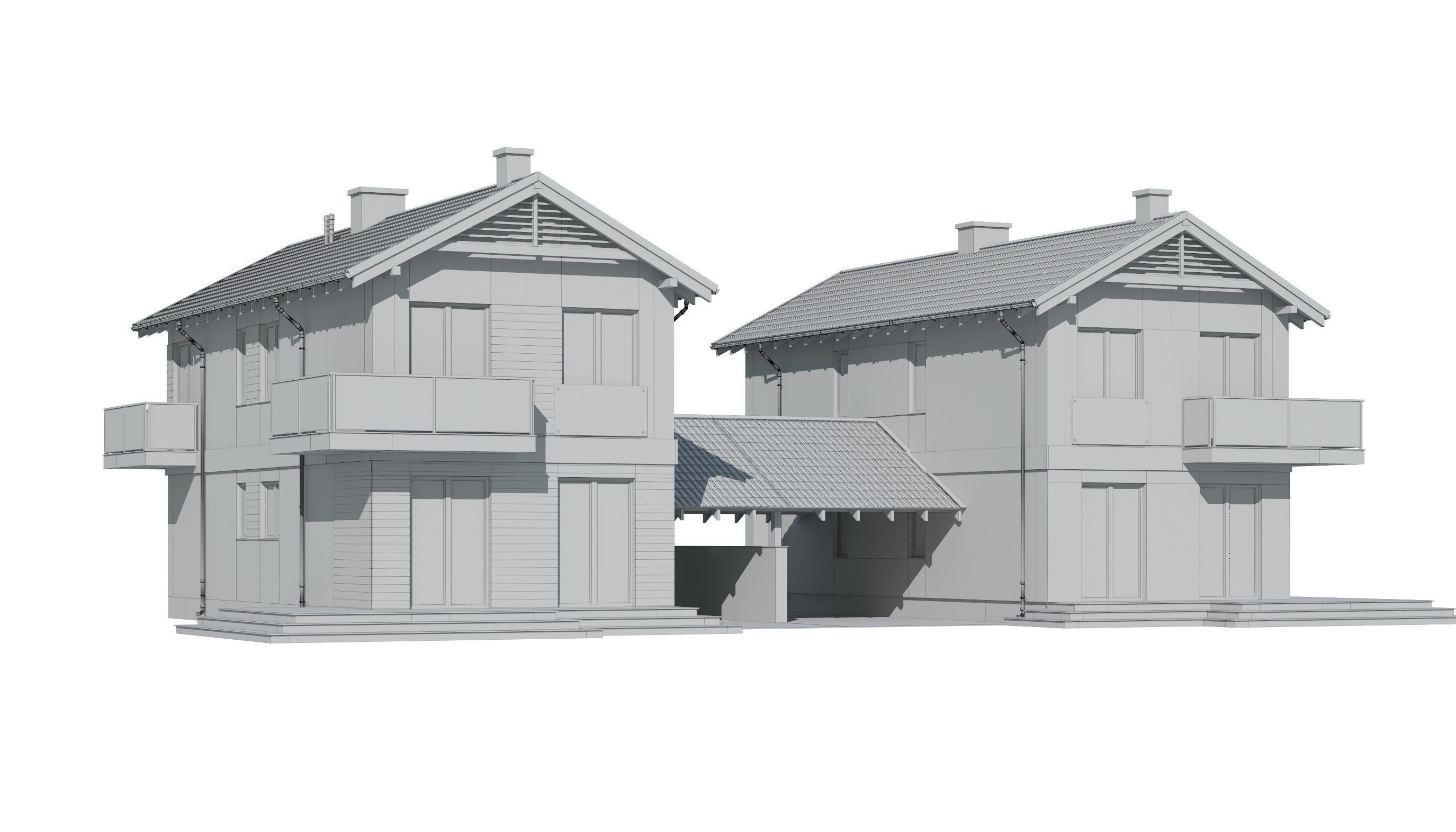 Cottage 043 3D model_6