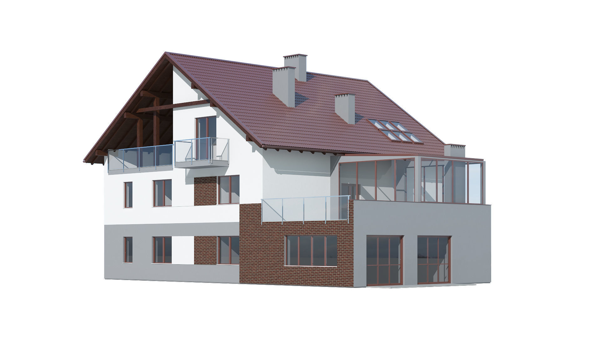 Cottage 042 3D model_3